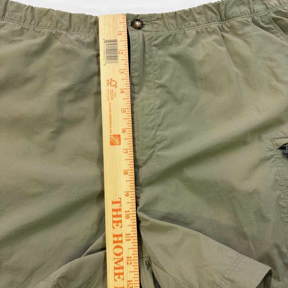 The North Face Stow Hiking Shorts Womens XL Khaki Green Nylon Outdoor Utility - Picture 10 of 12